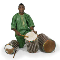 Djun Djun Drum - Set of 3