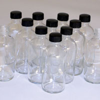 4oz. Boston Round Bottles - Set of 12