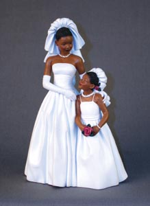 Bride & Flower Girl