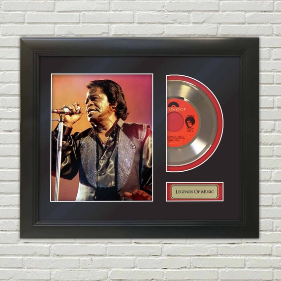 James Brown the Payback Legends of Music Gold Display