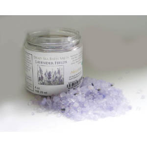 Dead Sea Salt - Lavender Fields : 4 oz.